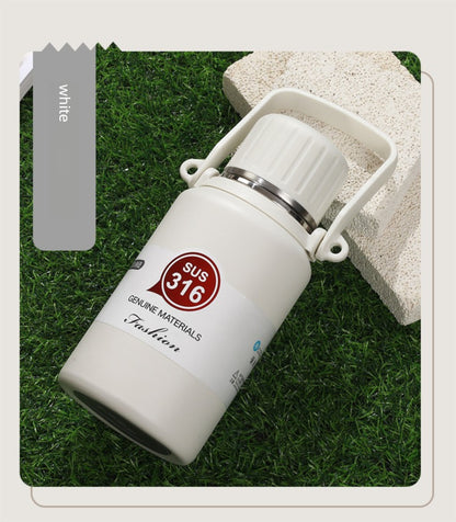 316 Stainless Steel Insulated Portable Temperature Display Handheld Kettle