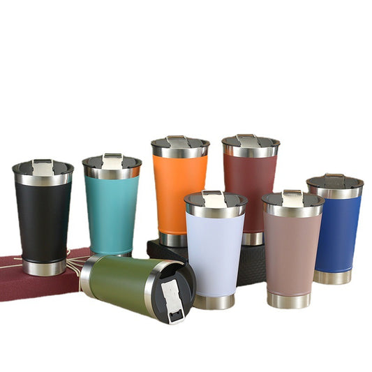 20oz beer mug 304 stainless steel vacuum insulated mug car water mug conical mug