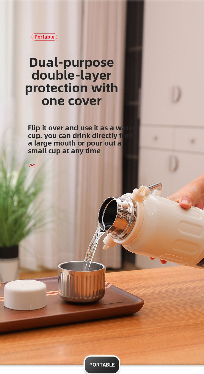 Intelligent Heating Temperature Control Boiling Water 316 Stainless Steel Thermos Cup