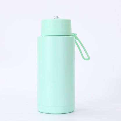 Simple Compact Handheld 304 Stainless Steel Insulated Cup Outdoor Portable Straw Cup