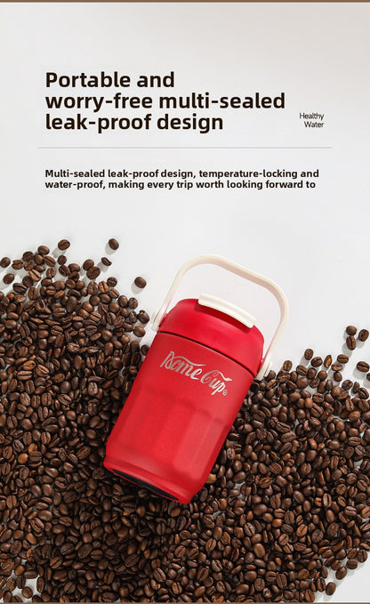 316 Stainless Steel Insulated Cup Portable Folding Handheld Coffee Cup