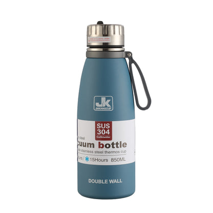 Coke Bottle 304 Stainless Steel Insulated Cup with Strap for Sports and Outdoor Use