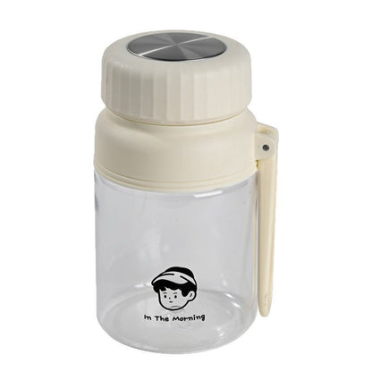 Large Capacity Plastic Cup Portable Tea Brewing Cup with Handle