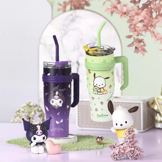 304 Stainless Steel Giant Sanrio Insulated Cup Large Capacity Handle Water Cup