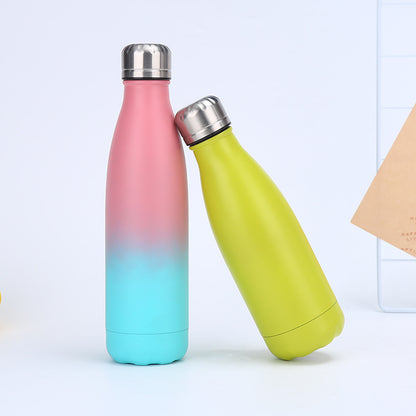 304 Stainless Steel Insulated Cup Gradient Coke Bottle Outdoor Sports Water Bottle