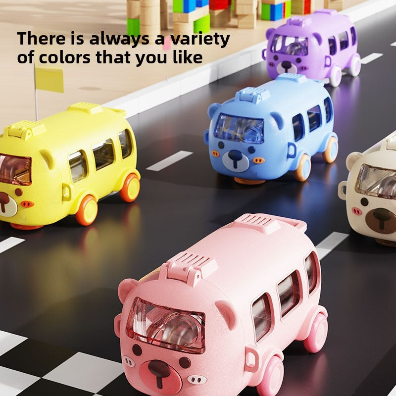 Back-to-School Season Toy Car Water Cup Children's Cartoon Plastic Cup with Strap Portable