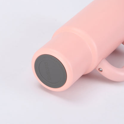 304 Stainless Steel Handle Insulated Cup Portable Car Straw Cup