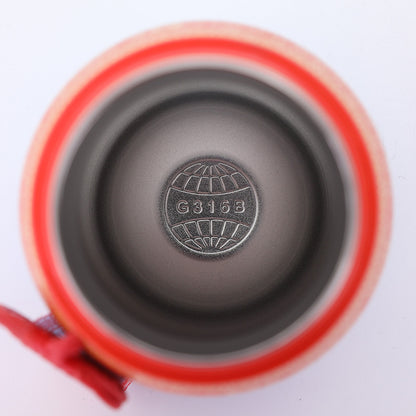 316 Stainless Steel Insulated Cup with Portable Strap Chinese Style