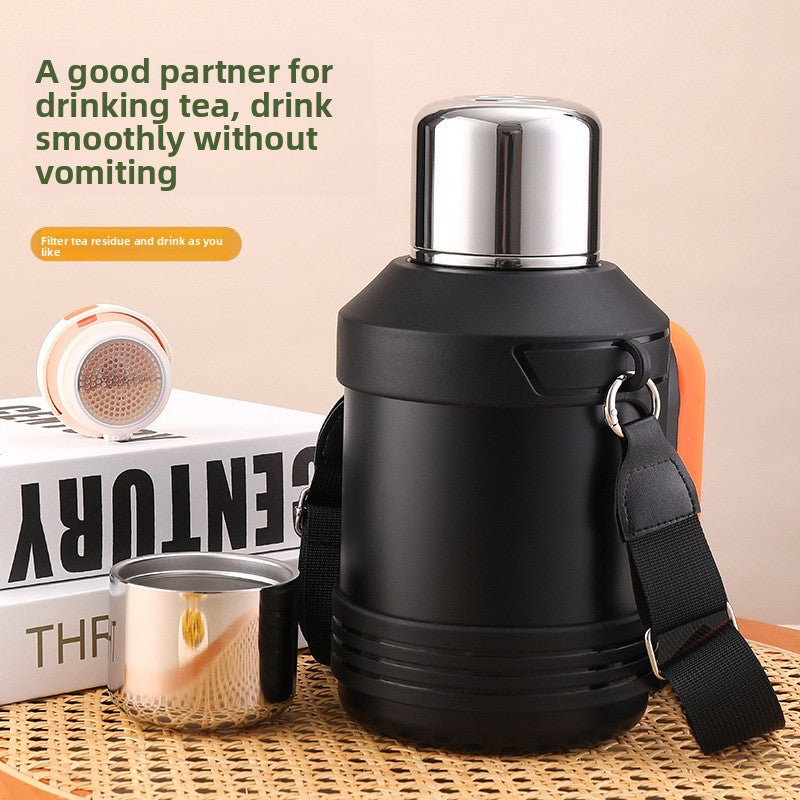316 Stainless Steel Insulated Kettle Large Capacity Outdoor Portable Water Bottle