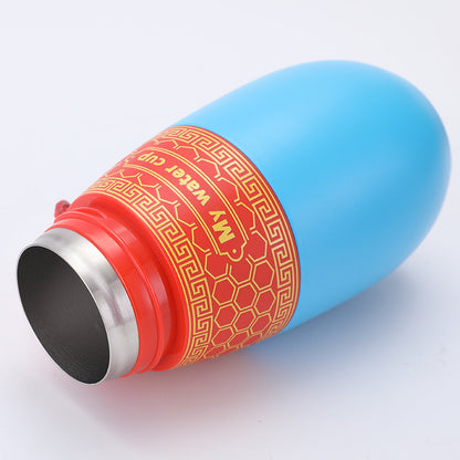 316 Stainless Steel Insulated Cup with Portable Strap Chinese Style