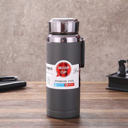 304 Stainless Steel Vacuum Insulated Kettle Intelligent Temperature Display Hiking Kettle Portable Outdoor Sports Water Bottle