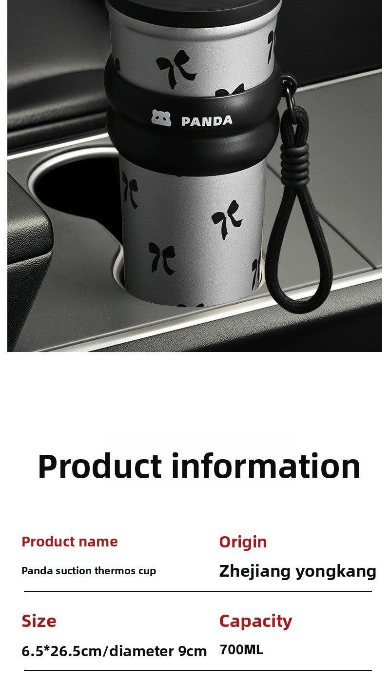 Insulated 316 Stainless Steel Thickened Portable Cup with Strap