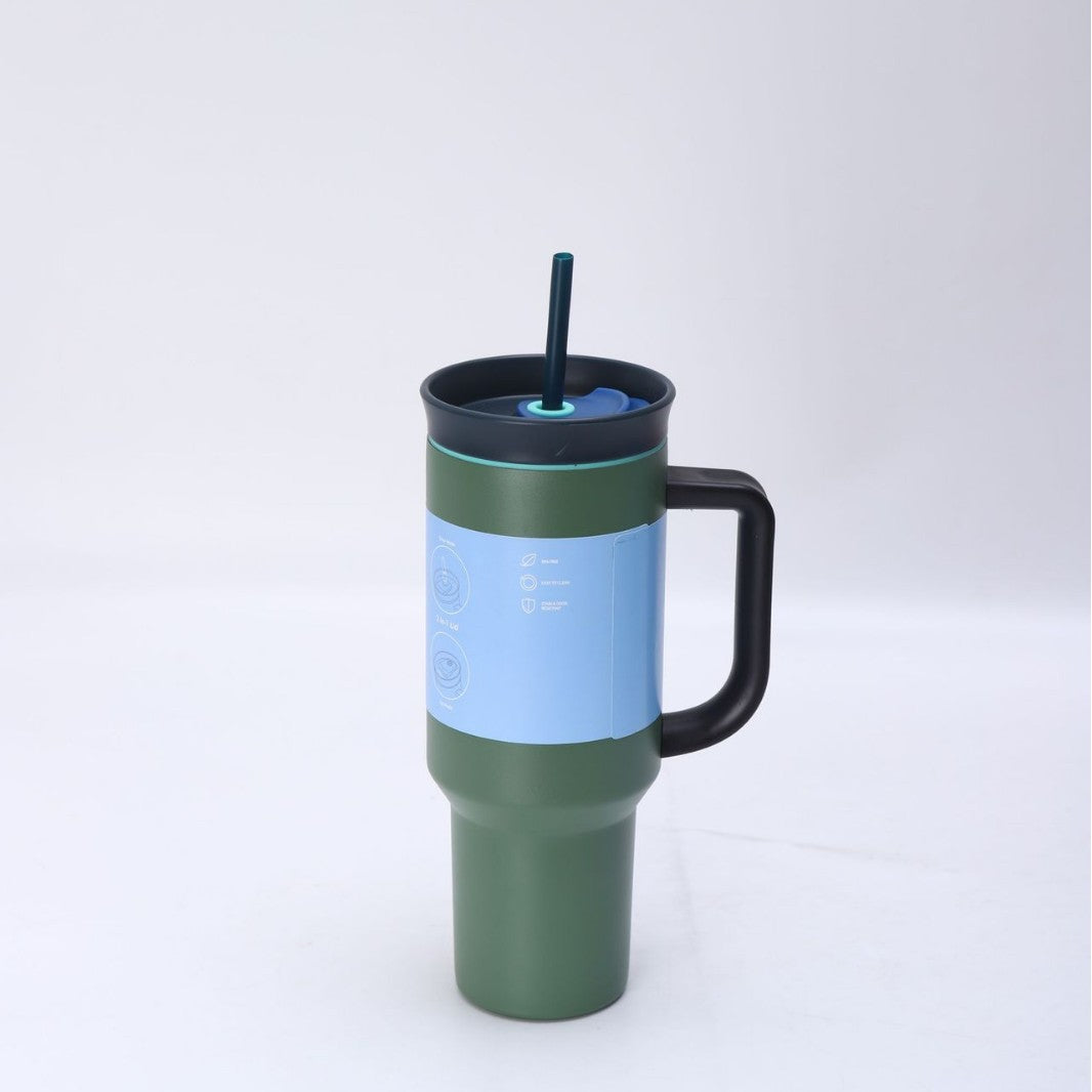 40oz Handle Cup 304 Stainless Steel Suitable for Car Cup Holder