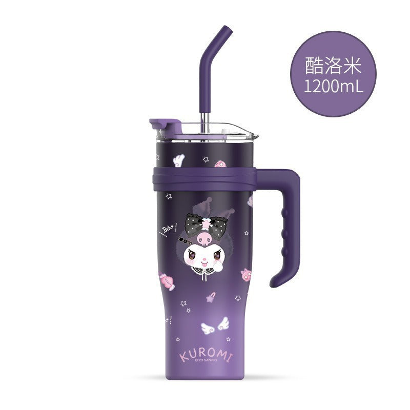 304 Stainless Steel Giant Sanrio Insulated Cup Large Capacity Handle Water Cup