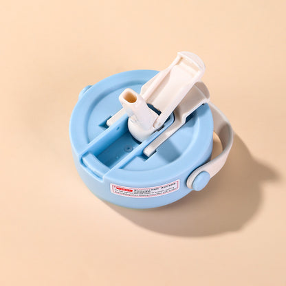 Portable 316 Stainless Steel Insulated Cup with Dual Drinking and Tea-Water Separation Straw Cup