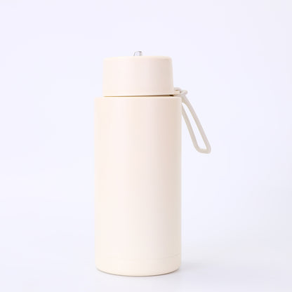 Simple Compact Handheld 304 Stainless Steel Insulated Cup Outdoor Portable Straw Cup