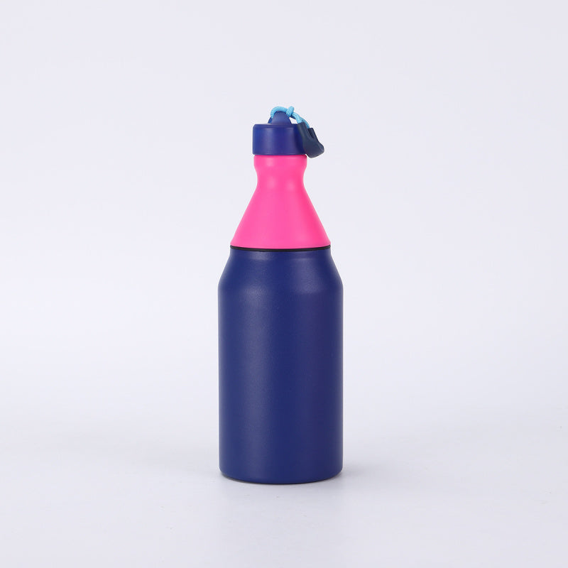 Fashion Small Mouth Bottle Simple Detachable 304 Stainless Steel Insulated Cup Portable with Strap