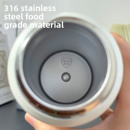 316 Stainless Steel Insulated Cup Convenient Outdoor Sports Pop-up Lid
