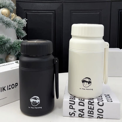 Simple 316 Stainless Steel Vacuum Insulated Cup with Portable Handle
