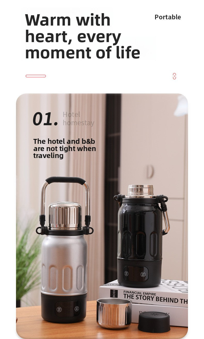 Intelligent Heating Temperature Control Boiling Water 316 Stainless Steel Thermos Cup