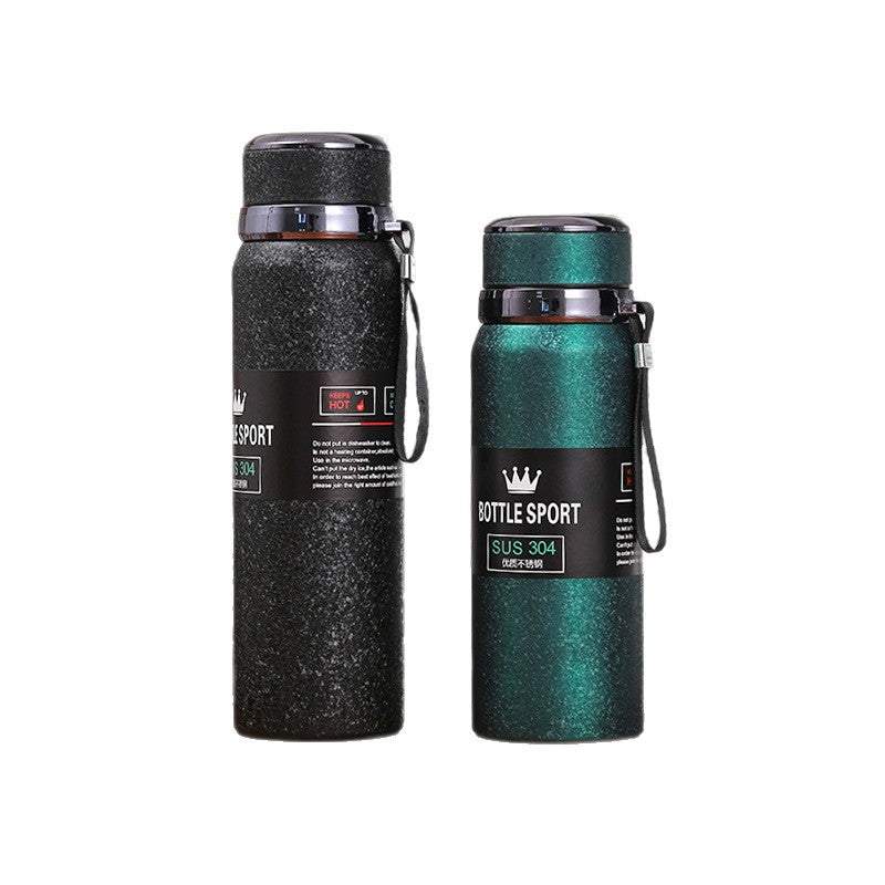 Ice Paint 316 Stainless Steel Thermos Cup Rope Holding Kettle Portable Sports Bottle