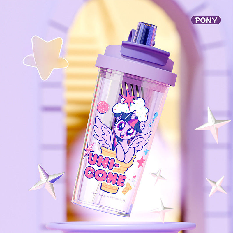My Little Pony Plastic Cup Portable Cute Handheld Student