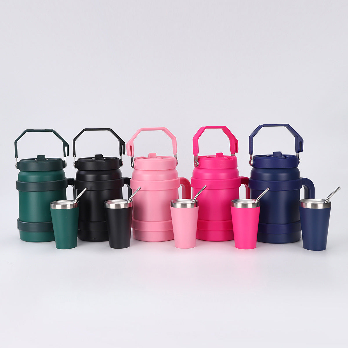 Handheld ton bucket + Small trumpet cup +Spoon