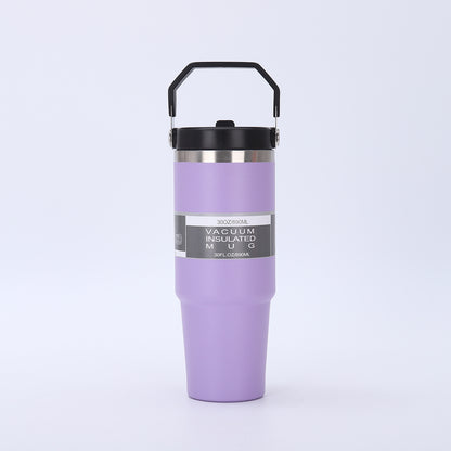 Portable Travel Mug with One Drinking Spouts Lid