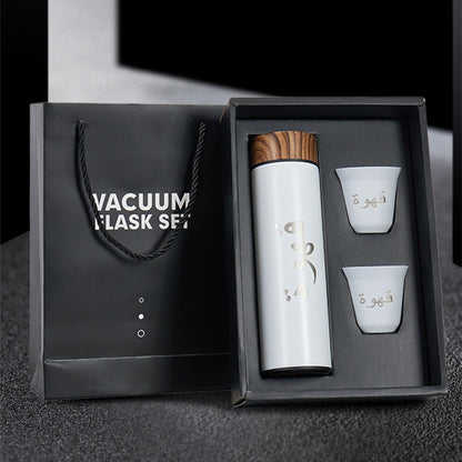 Middle Eastern Style Arabic 304 Stainless Steel Insulated Cup Gift Box Set