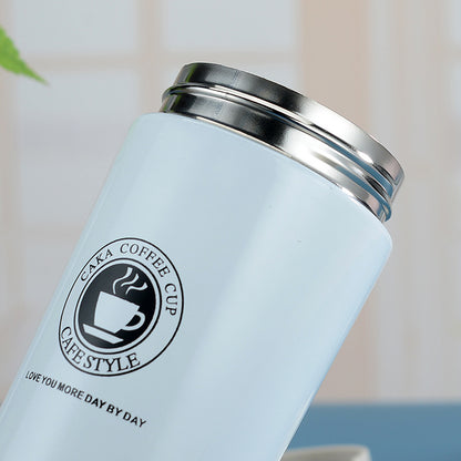 Bouncing Coffee Cup Portable Thermos Cup Business Gift Office Water Cup