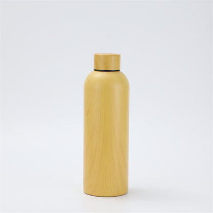 304 Stainless Steel Rubber Paint Small Mouth Bottle Thermos Cup Solid Color Minimalist