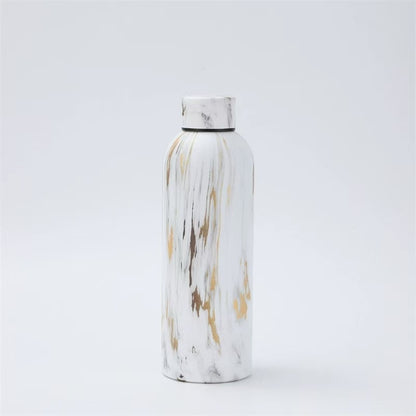 304 Stainless Steel Rubber Paint Small Mouth Bottle Thermos Cup Solid Color Minimalist