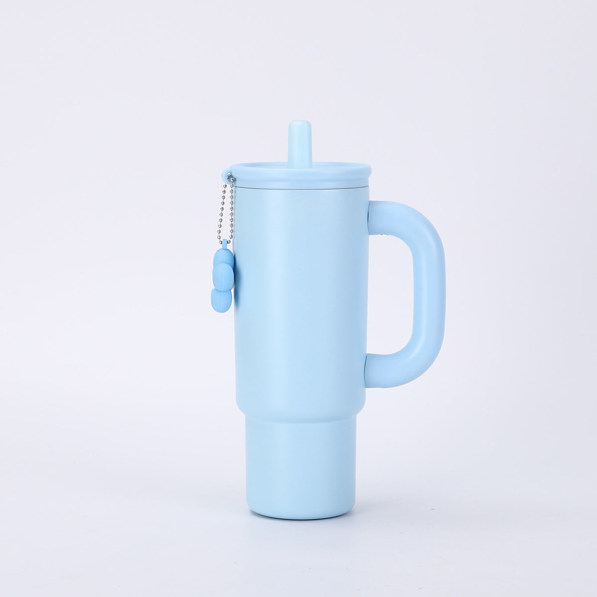 304 Stainless Steel Handle Insulated Cup Portable Car Straw Cup