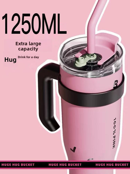304 Stainless Steel Insulated Cup High Aesthetic 40oz Car Straw Cup