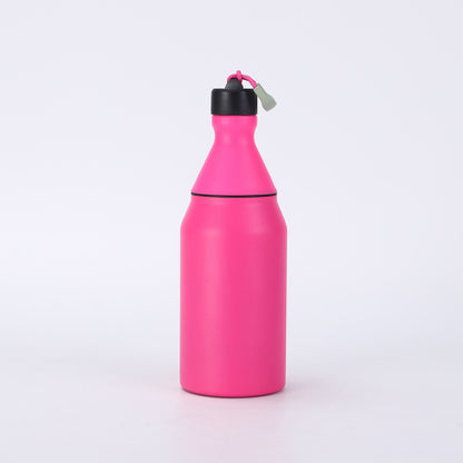 Fashion Small Mouth Bottle Simple Detachable 304 Stainless Steel Insulated Cup Portable with Strap