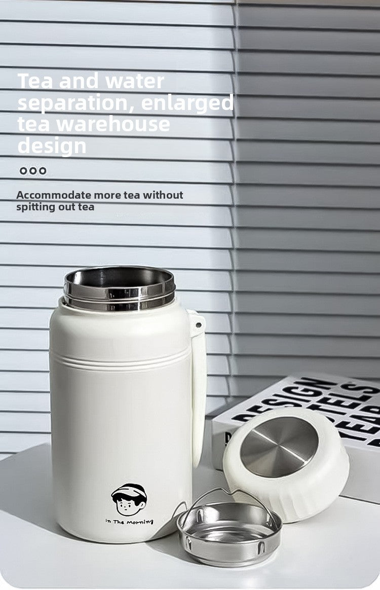 Simple 316 Stainless Steel Vacuum Insulated Cup with Portable Handle