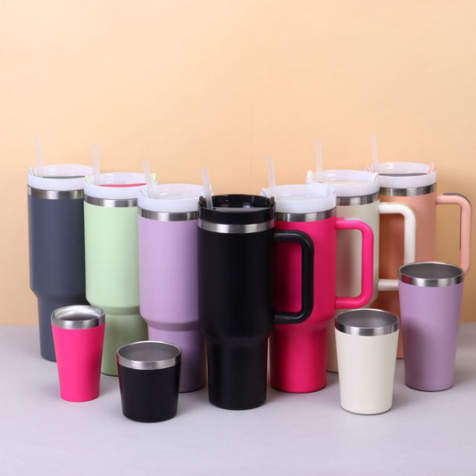 40oz Stainless steel travel mug gen 2 、Tapered Cup、Big Milk Cup、Small Trumpet Cup  and Small Milk Cup