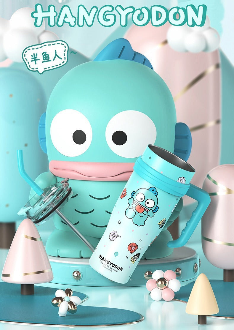 304 Stainless Steel Giant Sanrio Insulated Cup Large Capacity Handle Water Cup