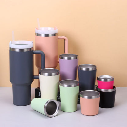 40oz Stainless steel travel mug gen 2 、Tapered Cup、Big Milk Cup、Small Trumpet Cup  and Small Milk Cup