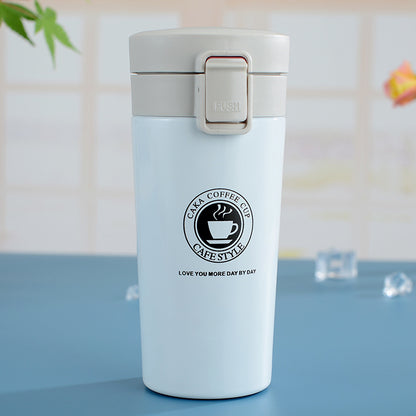 Bouncing Coffee Cup Portable Thermos Cup Business Gift Office Water Cup