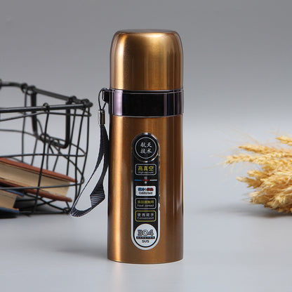 Bullet Insulated Mug 304 Stainless Steel Large Capacity Tea Cup Portable Outdoor Camping Water Cup