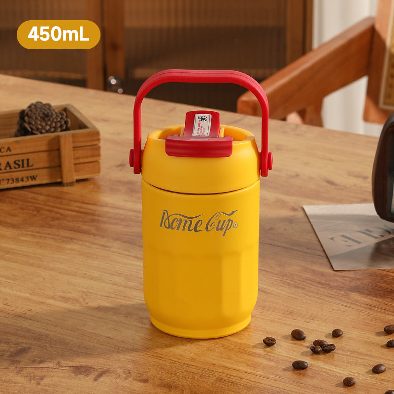 316 Stainless Steel Insulated Cup Portable Folding Handheld Coffee Cup