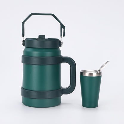 Handheld ton bucket + Small trumpet cup +Spoon