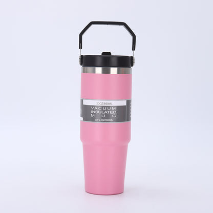 Portable Travel Mug with One Drinking Spouts Lid