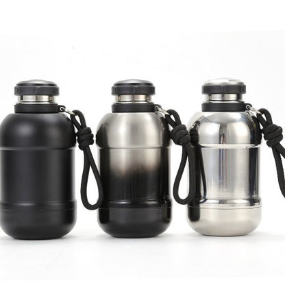 Large Capacity Outdoor Mountaineering Thermal Pot 316 Stainless Steel