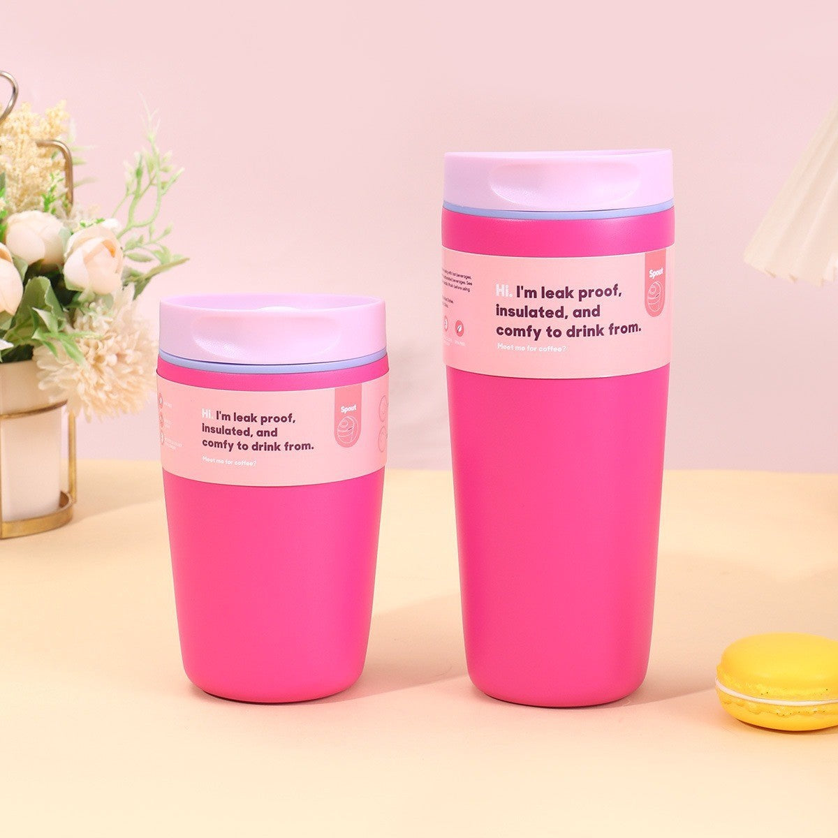 304 Stainless Steel Insulated Coffee Cup Outdoor Portable Travel Mug