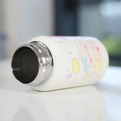Mini Pocket Straw Insulated Cup with Pop-up Lid for Children