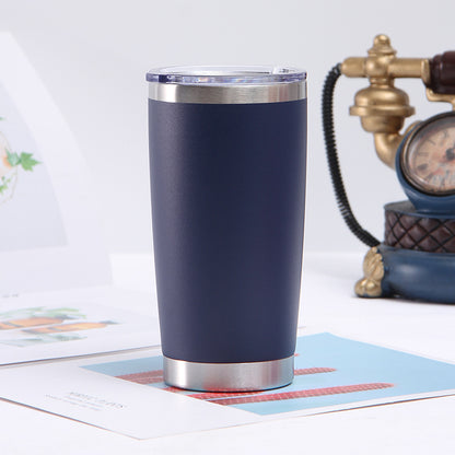 20oz Stainless Steel Car Cup Double-layer Vacuum Car Portable Insulation Cold Beer Cup