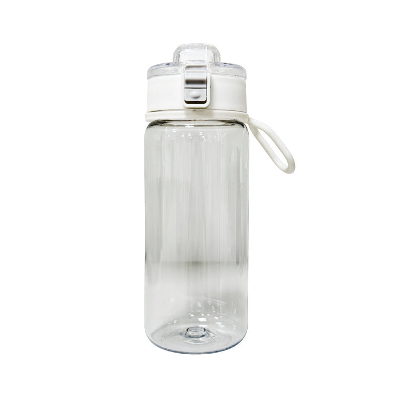 Student Simple Dual Drinking Sports Plastic Water Bottle