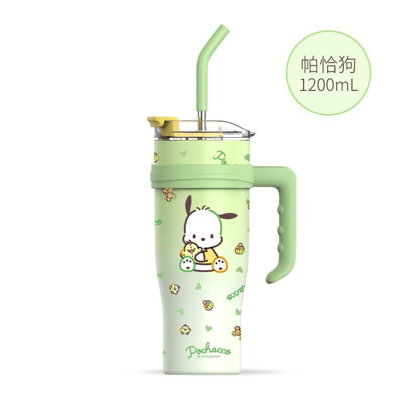304 Stainless Steel Giant Sanrio Insulated Cup Large Capacity Handle Water Cup